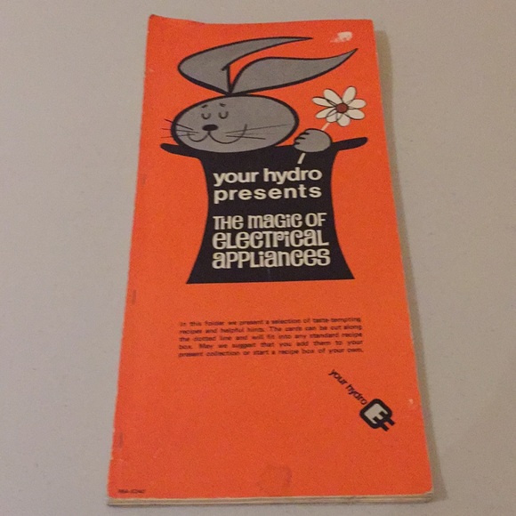 Vintage Your Hydro Presents Magic of Electrical Appliances Recipes Book Ontario - Picture 1 of 8